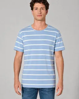 HempAge HempAge Herren Streifen T-Shirt Hanf/Biobaumwolle – Produktbild 1 von 1