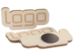 Kühlschrankmagnet "individuell" FSC-zertifiziert, inkl. Lasergravur – Produktbild 1 von 1