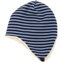 Reiff Reiff Ringel Ohrenmütze mit Innenfutter, Marine/hellblau, – Produktbild 1 von 1