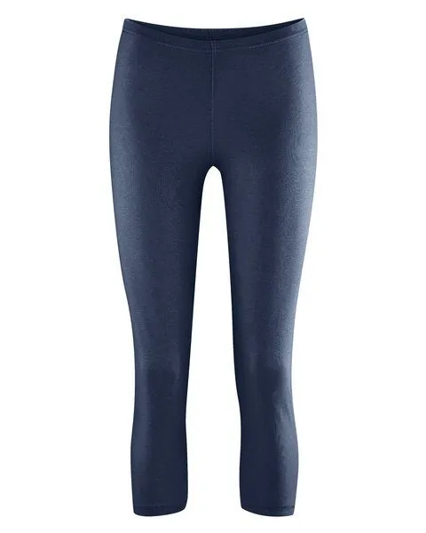 HempAge HempAge Damen 7/8 Leggings Leonie Hanf/Bio-Baumwolle, Navy, – Produktbild 1 von 4