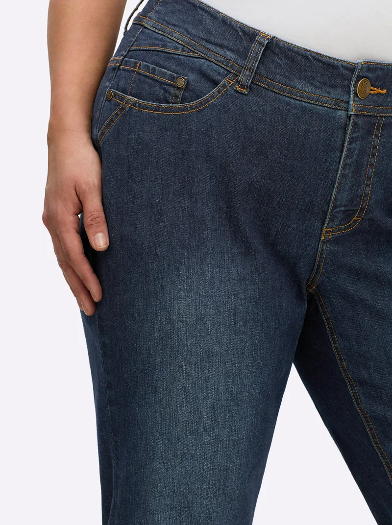sheego Jeans dark blue used, Dark blue used, – Produktbild 2 von 2