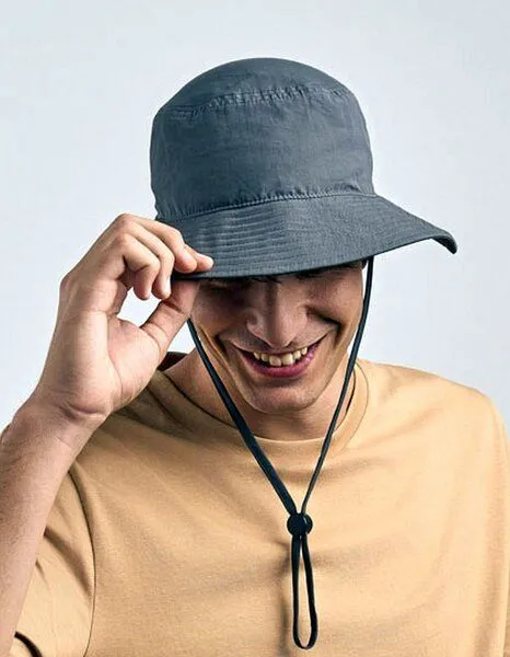 Atlantis Headwear Atlantis Headwear Pico Bucket Hat, Grau, – Produktbild 1 von 2