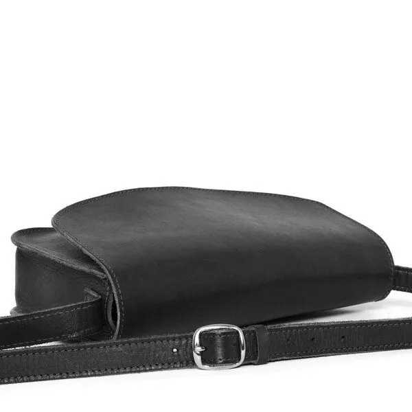 Marin et Marine Marin et Marine Nuage Bag Satteltasche aus fairem Leder, Black, – Produktbild 4 von 4