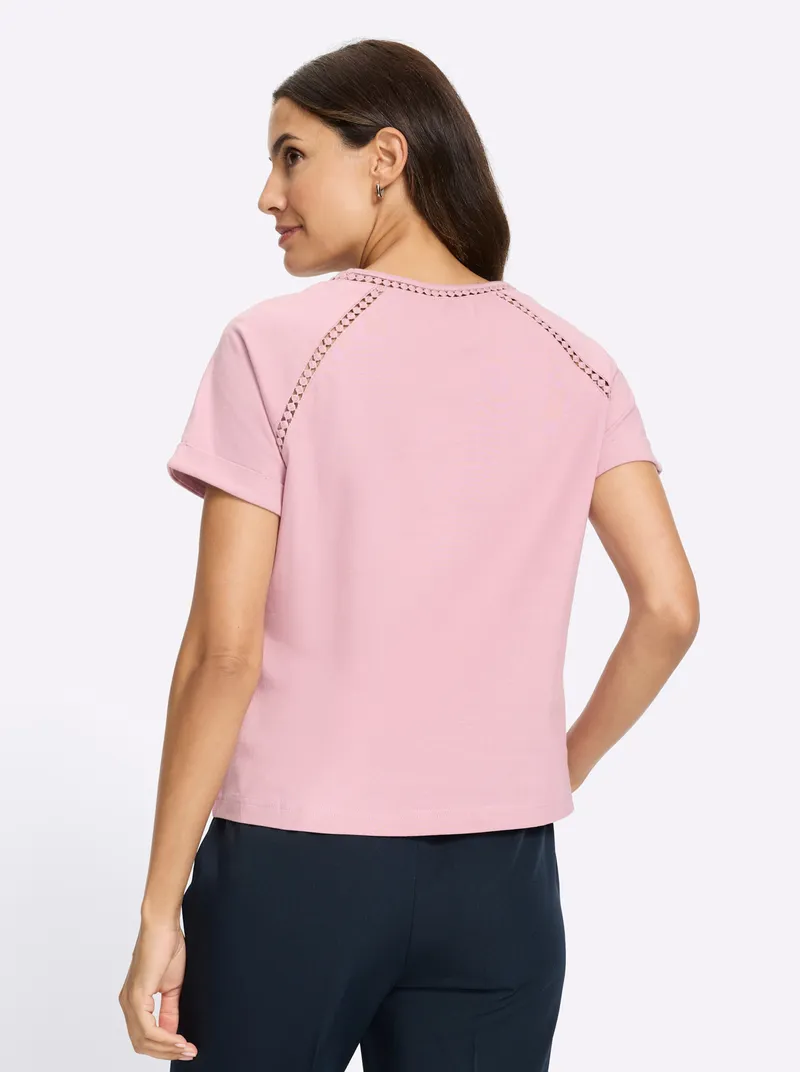 Witt Rundhalsshirt mauve, Mauve, – Produktbild 2 von 2