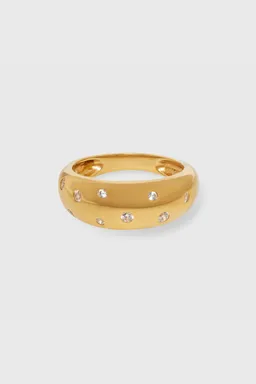 fejn fejn Damen vegan Ring Bold Sparkle Gold – Produktbild 1 von 1