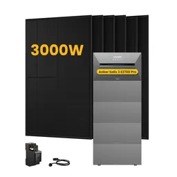 Anker Anker SOLIX Solarbank 3 E2700 Pro, mit 6 x 500 Bifaziale Solarmodule, by Powerness - 13.5kWh / 1 x Smart Meter / Selbstabholung – Produktbild 1 von 1