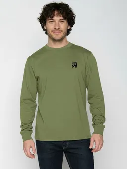 GreenBomb GREENBOMB Bike Square Crisp - Sportliches Longsleeve / hochwertiger Print / GOTS / Fair & Vegan – Produktbild 1 von 1