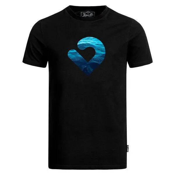 Lexi&Bö Lexi&Bö Sea Surface Logo T-Shirt Herren, Schwarz, – Produktbild 1 von 1