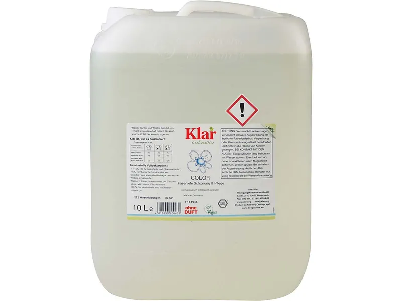 Klar Klar Color-Flüssigwaschmittel, 10 l – Produktbild 1 von 1