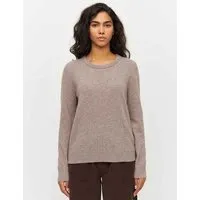 KnowledgeCotton Apparel KnowledgeCotton Apparel kuscheliger Pullover - Crew Neck - aus Lammswolle, Kelp melange (braun), – Produktbild 1 von 1