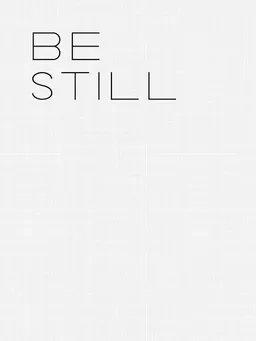 Photocircle Photocircle Poster / Leinwandbild - Be Still – Produktbild 1 von 1