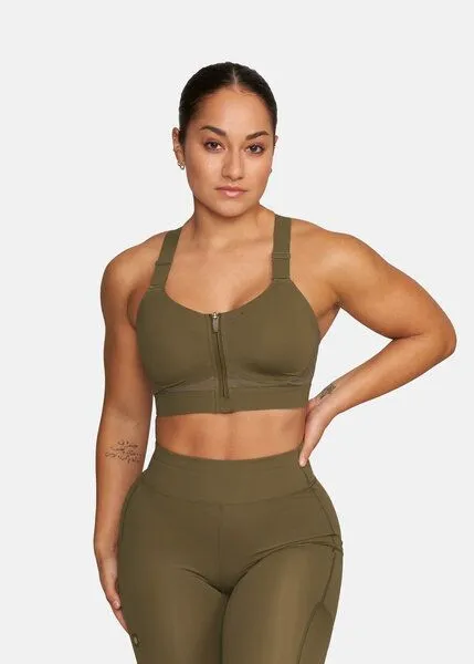 Golds Gym Golds Gym Gold's Gym Sport-BH „Geena“, Dark olive, – Produktbild 1 von 4