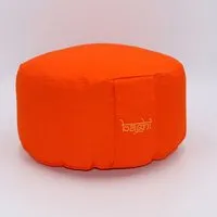 BAGHI BAGHI rundes Meditationskissen basic 15cm hoch - GOTS zertifiziert, Orange, – Produktbild 1 von 1