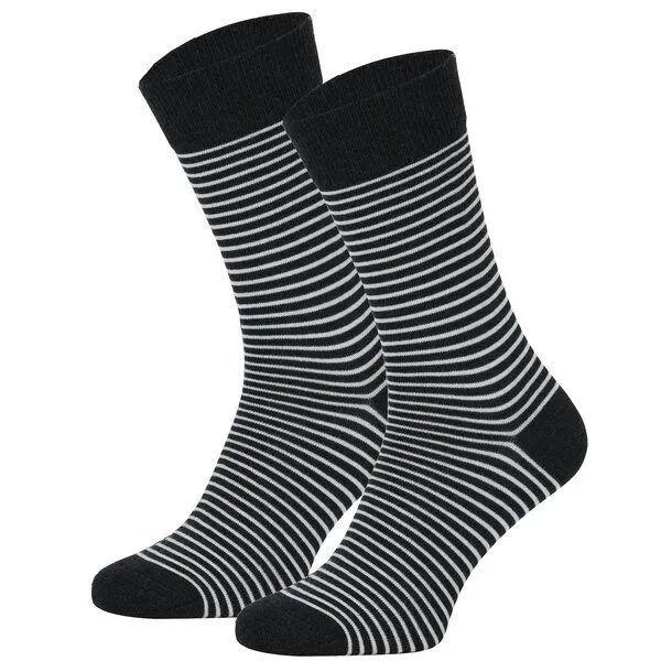 Opi and Max Opi and Max Ringelsocken für Damen (3er-Pack), Schwarz, – Produktbild 1 von 1