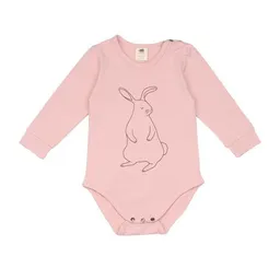 Walkiddy Langarmbody Bio-Baumwolle elastisch – Walkiddy, einfarbig Rosa | weich, hautfreundlich, nachhaltig produziert, vegan, pflegeleicht, atmungsaktiv – Produktbild 1 von 1