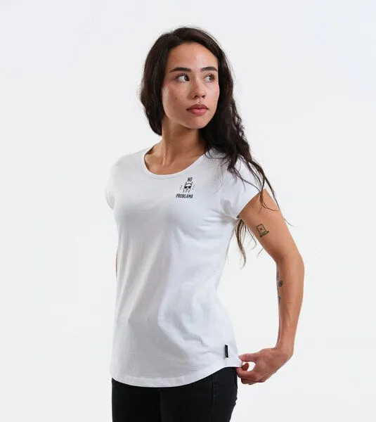 Gary Mash GARY MASH Shirt Asheville No Problama aus Bio-Baumwolle, Weiß, – Produktbild 3 von 4