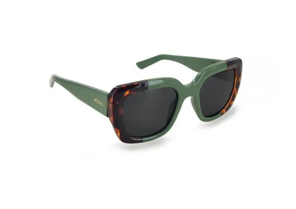 Moken Moken Sonnenbrille Iris, Braun oliv - grau, – Produktbild 1 von 2