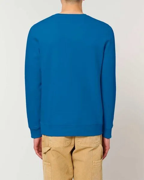 YTWOO YTWOO Unisex Sweatshirt | fairtrade & ökologisch, Blau (royal), – Produktbild 3 von 4