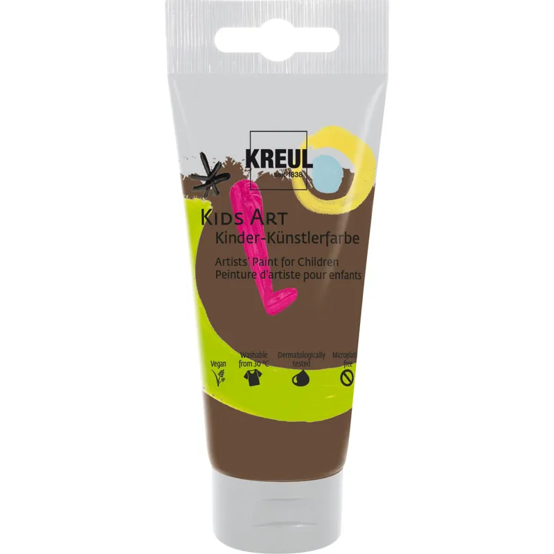 KREUL KREUL Kids Art Kinder-Künstlerfarbe Dunkelbraun, Dunkelbraun, – Produktbild 1 von 1