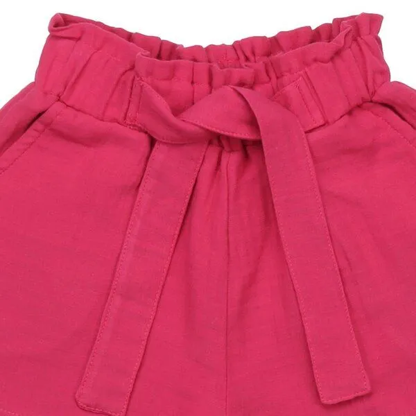 Walkiddy Kinder Skort Bio-Baumwolle „Carmine“ rot, Shortsrock mit weichem Jersey, bequeme Sommerhose von Walkiddy für Kleinkinder, hautfreundlich & nachhaltig gefertigt, Blau, – Produktbild 2 von 3