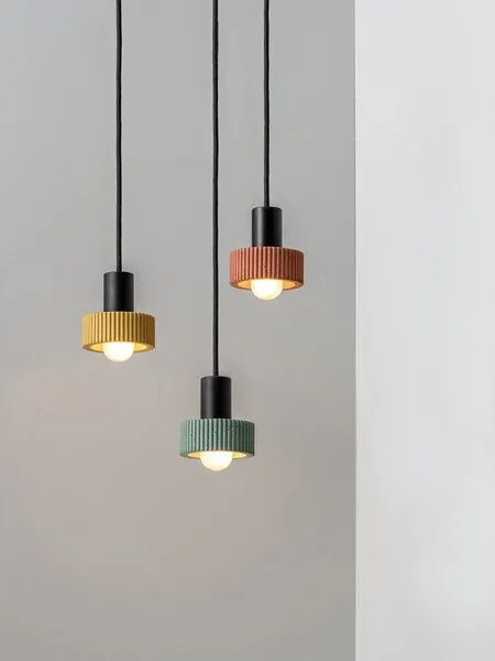 GANTlights Hängelampe plissiert GANTlights S5, Sand, – Produktbild 2 von 4
