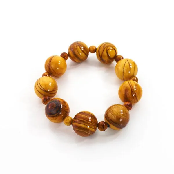 Mitienda Shop Mitienda Shop Armband aus Holz Perlen – Produktbild 5 von 7