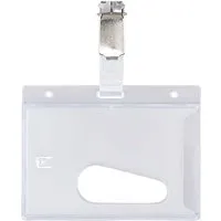 Avery Zweckform Avery Zweckform 25 Kartenhalter mit Clip, 85 x 54 mm – Produktbild 1 von 1