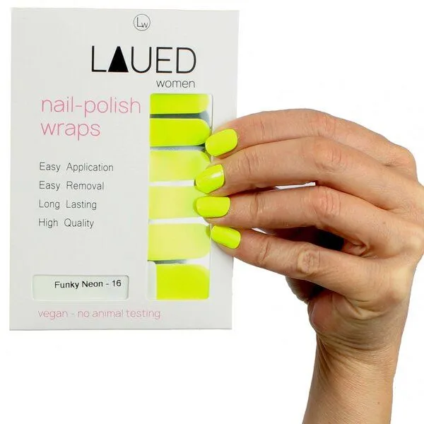 Vargu Vargu LAUED vegane Nagelfolien solid neon, Funky neon, – Produktbild 1 von 4