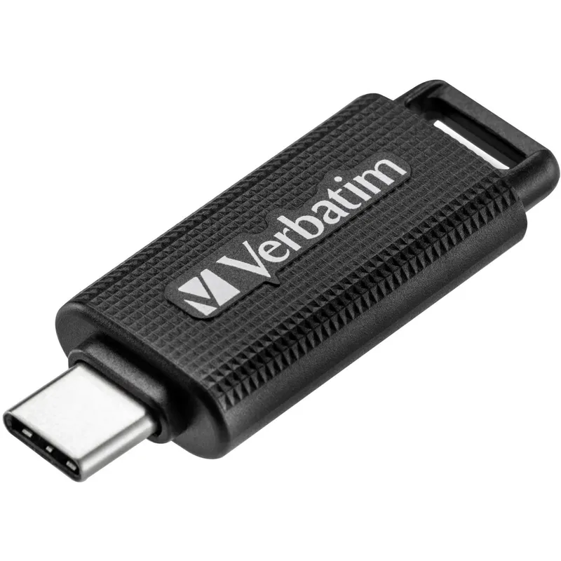Verbatim Verbatim USB-Stick Retractable USB-C, 32 GB, Schwarz/grau, – Produktbild 1 von 5