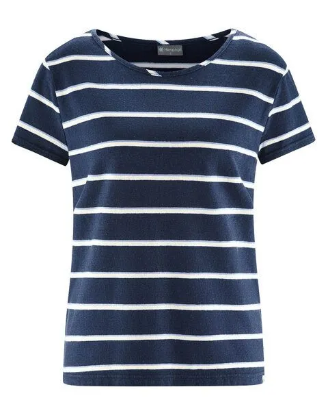 HempAge HempAge Hanf Sommer T-Shirt, Navy, – Produktbild 1 von 1