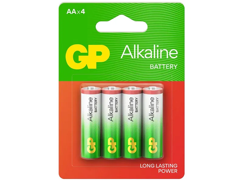 GP Battery 4er-Pack GP Battery Alkaline Batterie AA 1,5 V – Produktbild 1 von 1