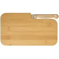 elasto elasto Schneidebrett 'Picknick' inklusive Messer - nachhaltiges Küchenbrett – Produktbild 1 von 1