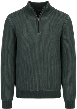 Suitable Suitable Bico Half-Zip Pullover Dunkelgrün - Größe M – Produktbild 1 von 1