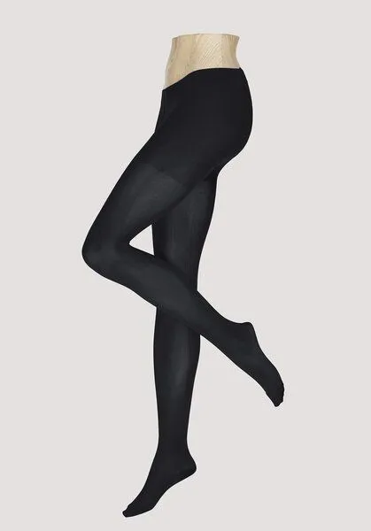 hessnatur hessnatur Feinstrumpfhose aus Bio-Baumwolle, Schwarz, – Produktbild 1 von 1