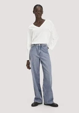hessnatur hessnatur Jeans ALVA Wide Leg aus Bio-Baumwolle mit recycelter Baumwolle – Produktbild 1 von 1