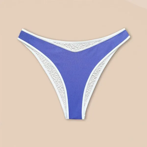 Woodlike Ocean Woodlike Ocean Contour Cheeky Bikini Pant - wendebar weiß / rose brown / lila, Lila, – Produktbild 4 von 4