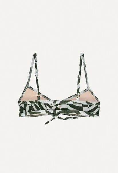 Oy Oy Bikini Oberteil „Joran“ aus Frotte-Stoff, Unreal zebra print, – Produktbild 2 von 4