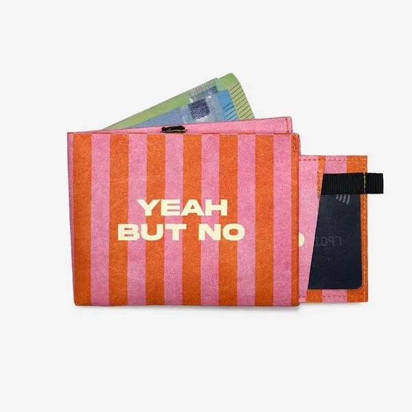 paprcuts paprcuts RFID Portemonnaie Pro, Yeah but no (orange pink), – Produktbild 1 von 4