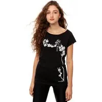 FellHerz FellHerz Damen T-Shirt Catlove Bio & Fair & Handbedruckt, Schwarz, – Produktbild 1 von 2