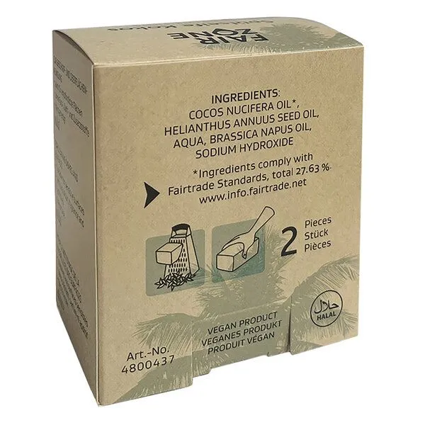 Fair Zone Fair Zone Spülseife Kokos 160 gr. – Produktbild 2 von 3