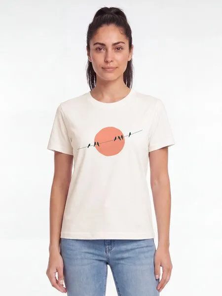 watapparel watapparel T-Shirt Frauen Countryside 01, Off white, – Produktbild 2 von 2