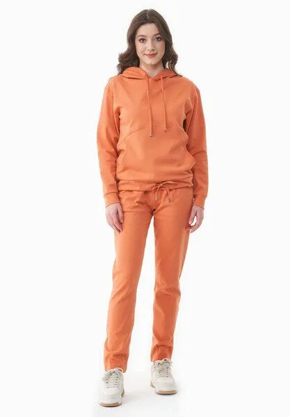 ORGANICATION ORGANICATION Leichte Sweathose aus Bio-Baumwolle, Dusty orange, – Produktbild 1 von 4