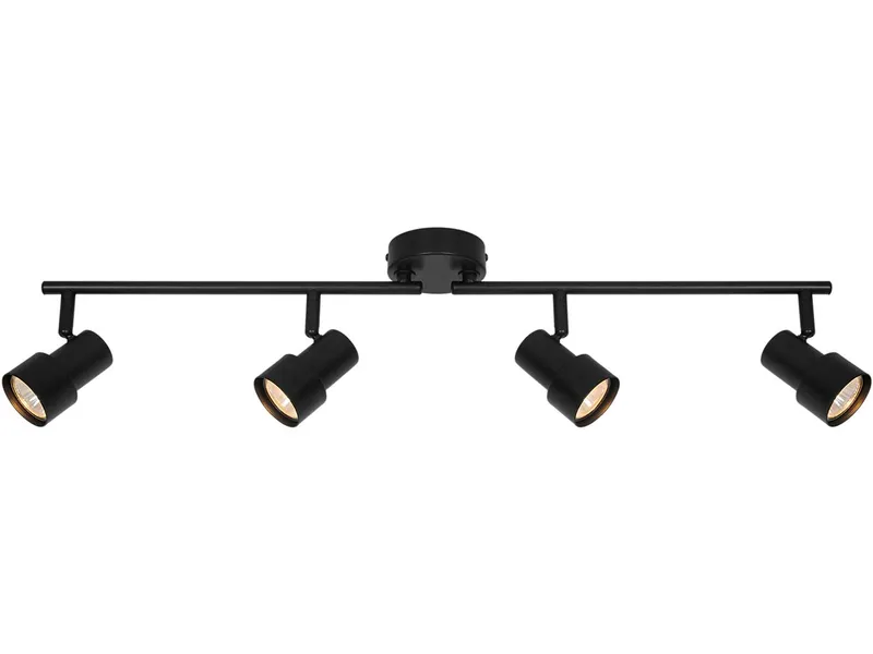 Nordlux Nordlux Deckenleuchte "Boston" 4er-Schiene, Schwarz, – Produktbild 1 von 1
