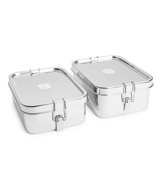 Brotzeit Brotzeit Dichte Lunchbox Klickstar aus Edelstahl, in 2 Größen – Produktbild 4 von 4