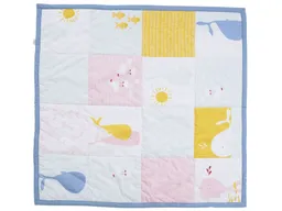 HANS NATUR Krabbeldecke Patchwork Design Wal Maße 95 x 100 cm – Produktbild 1 von 1