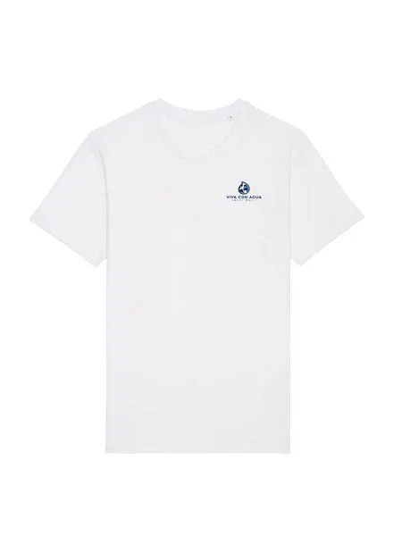 VIVA CON AGUA VIVA CON AGUA T-Shirt WATER Weiß-Blau mit Rückenprint – Produktbild 2 von 4