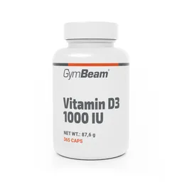 GymBeam GymBeam Vitamin D3 1000 IU 365 caps – Produktbild 1 von 1