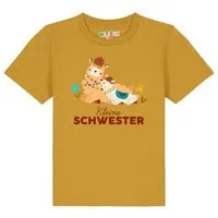 watabout kids watabout.kids T-Shirt Kinder Lama Kleine Schwester, Ochre, – Produktbild 1 von 1