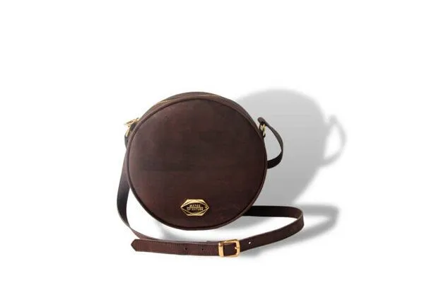 MATES OF NATURE MATES OF NATURE Circle Bag | Runde Korkleder-Handtasche, Mocca (braun), – Produktbild 2 von 4
