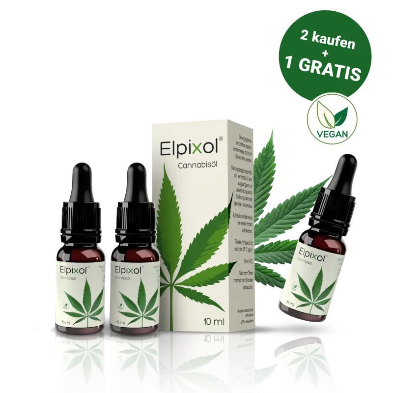 Elpixol Elpixol Cannabisöl Tropfen 10 ml 2+1 Bundle – Produktbild 1 von 1